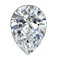 0.39 Carat Pear Lab Grown Diamond