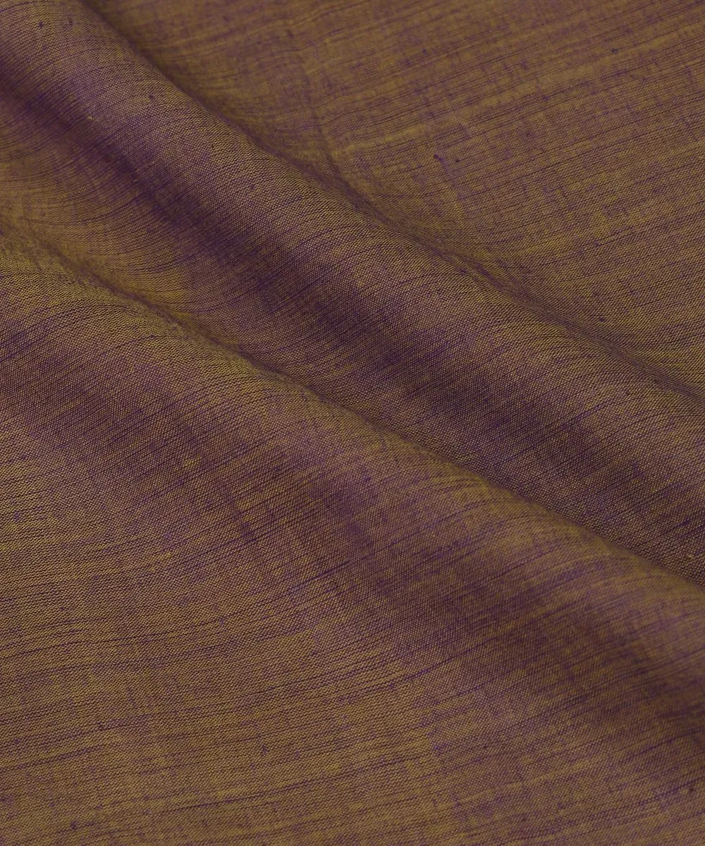 0.7m mauve handloom cotton fabric