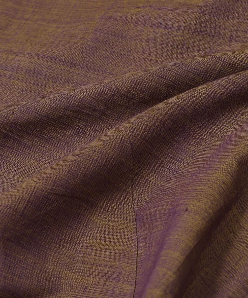 0.7m mauve handloom cotton fabric