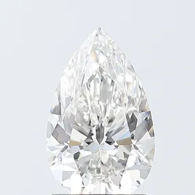 1.66 Carat Pear Lab Grown Diamond