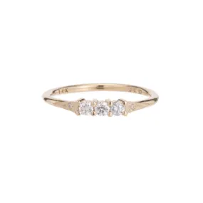 3 Diamond Deco Ring