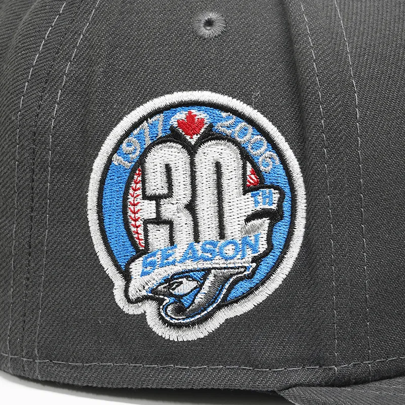 [70553058] Toronto Blue Jays 30th season Patch Men's Fitted Hat