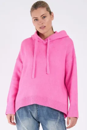 Alana Orchid Pink Knit Hoodie