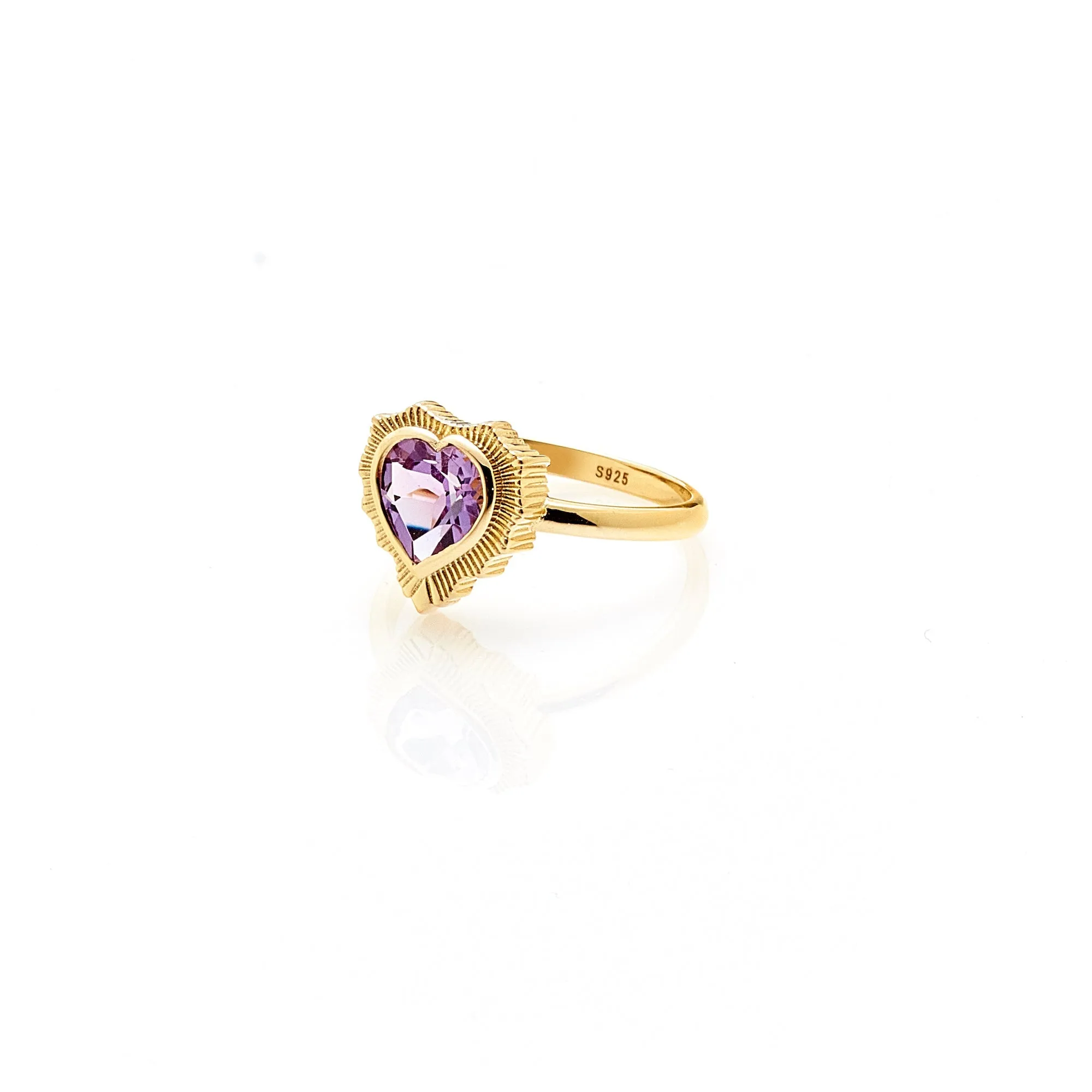 Amour / Ring / Brazilian Amethyst   Gold