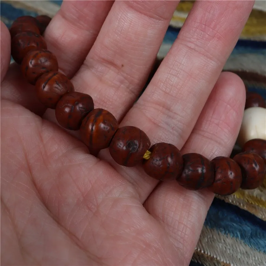 Antique Tibetan Bodhi Seed Rosary Beads