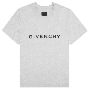 Archetype Slim Fit T-Shirt - Light Grey Melange