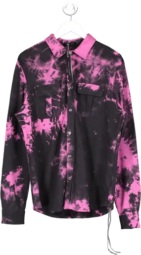 Azat Mard Pink Tie Dye Shirt UK L