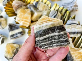 Banded Zebra Calcite Raw