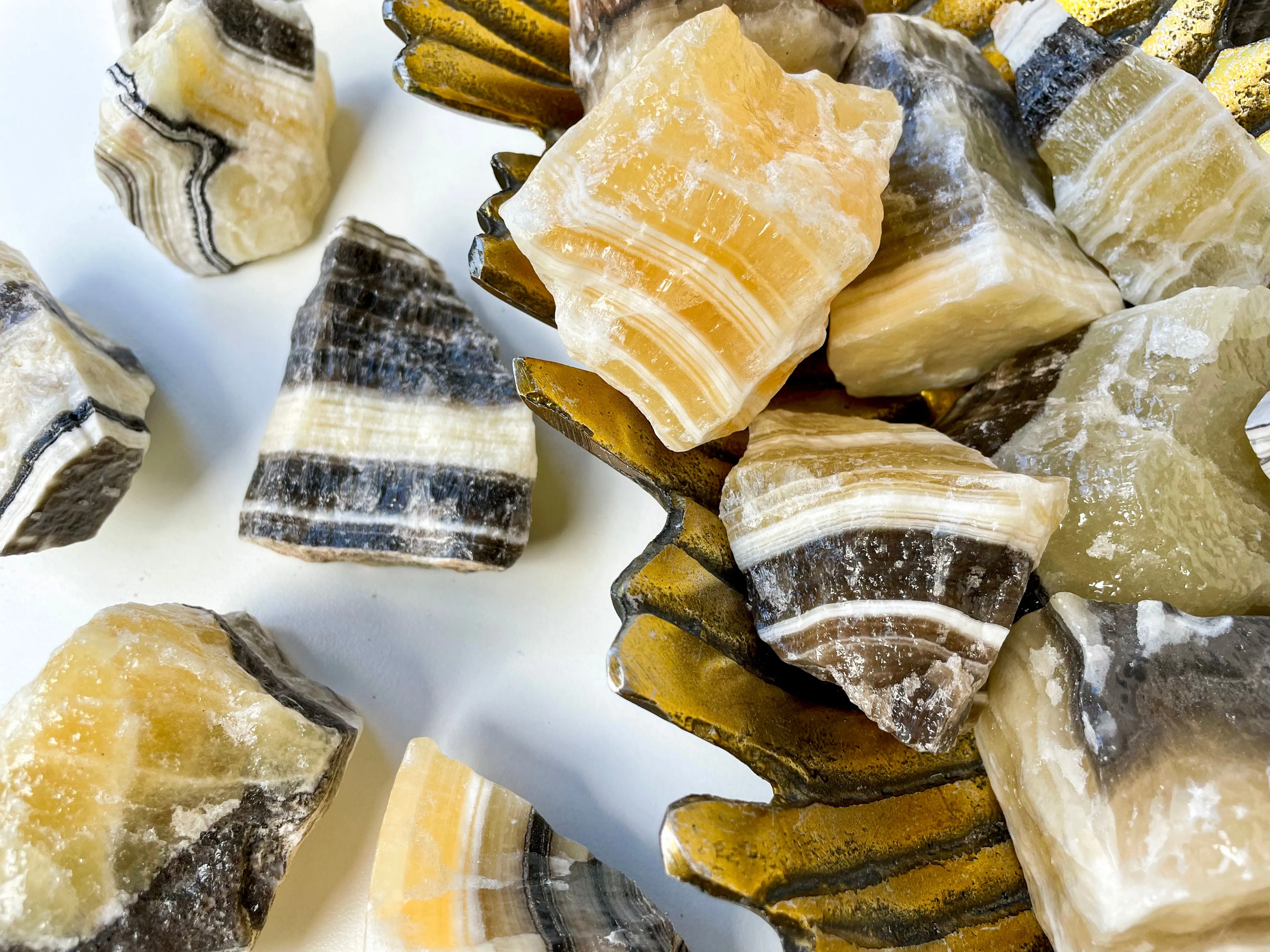 Banded Zebra Calcite Raw