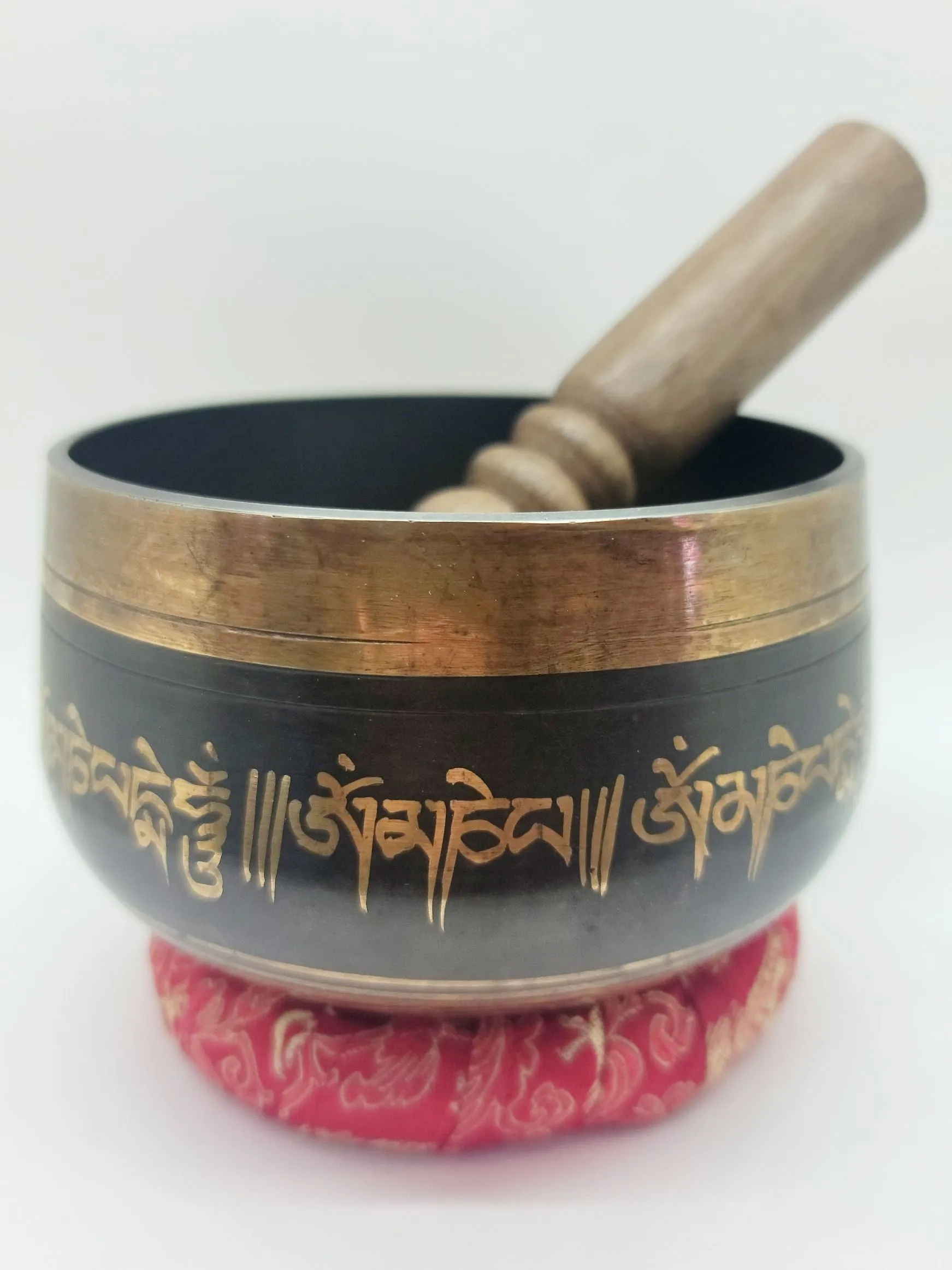 Black Machine Made Singing Bowl