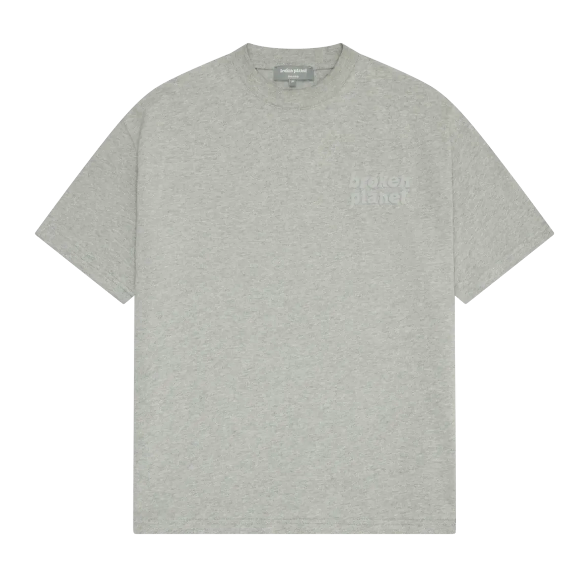 BROKEN PLANET BASIC T-SHIRT HEATHER GREY