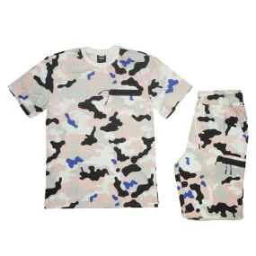 Camo Short Set (Pink) /C9