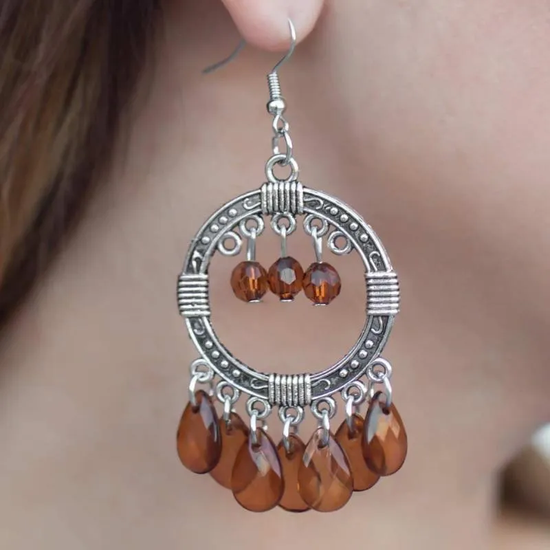 Cha-Cha-Cha Brown Earrings