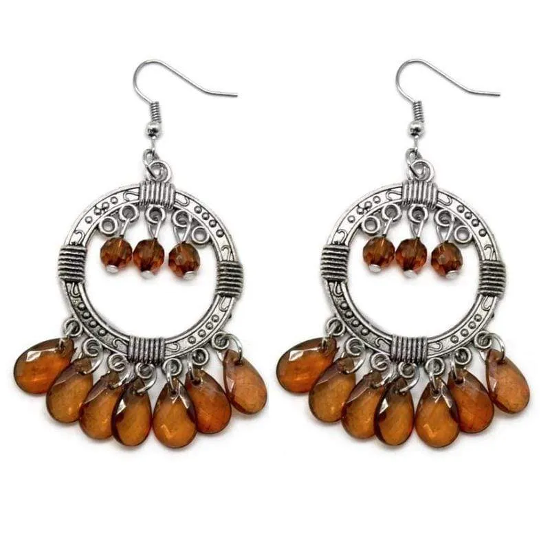 Cha-Cha-Cha Brown Earrings