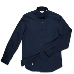 Clamenc shirt cotton popeline (dark blue)