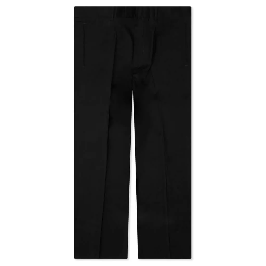 Classic Straight Pants - Black