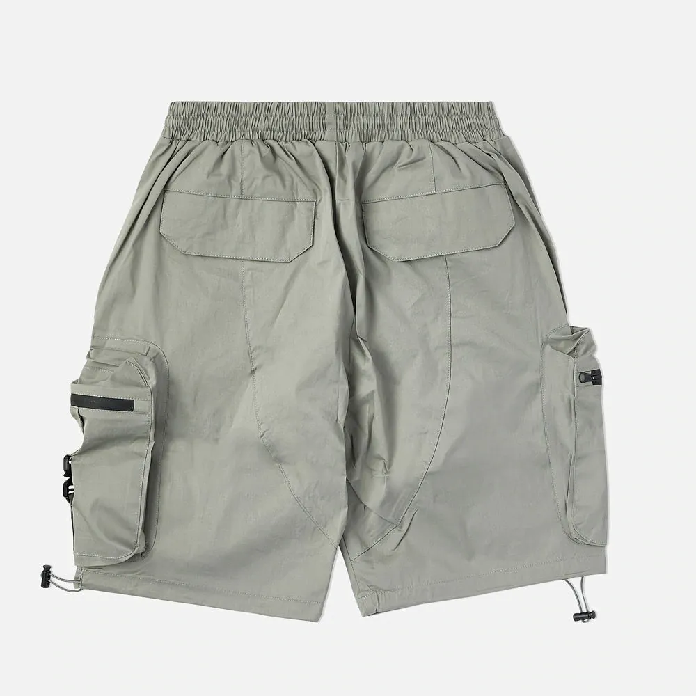 COMBAT NYLON SHORTS GREY