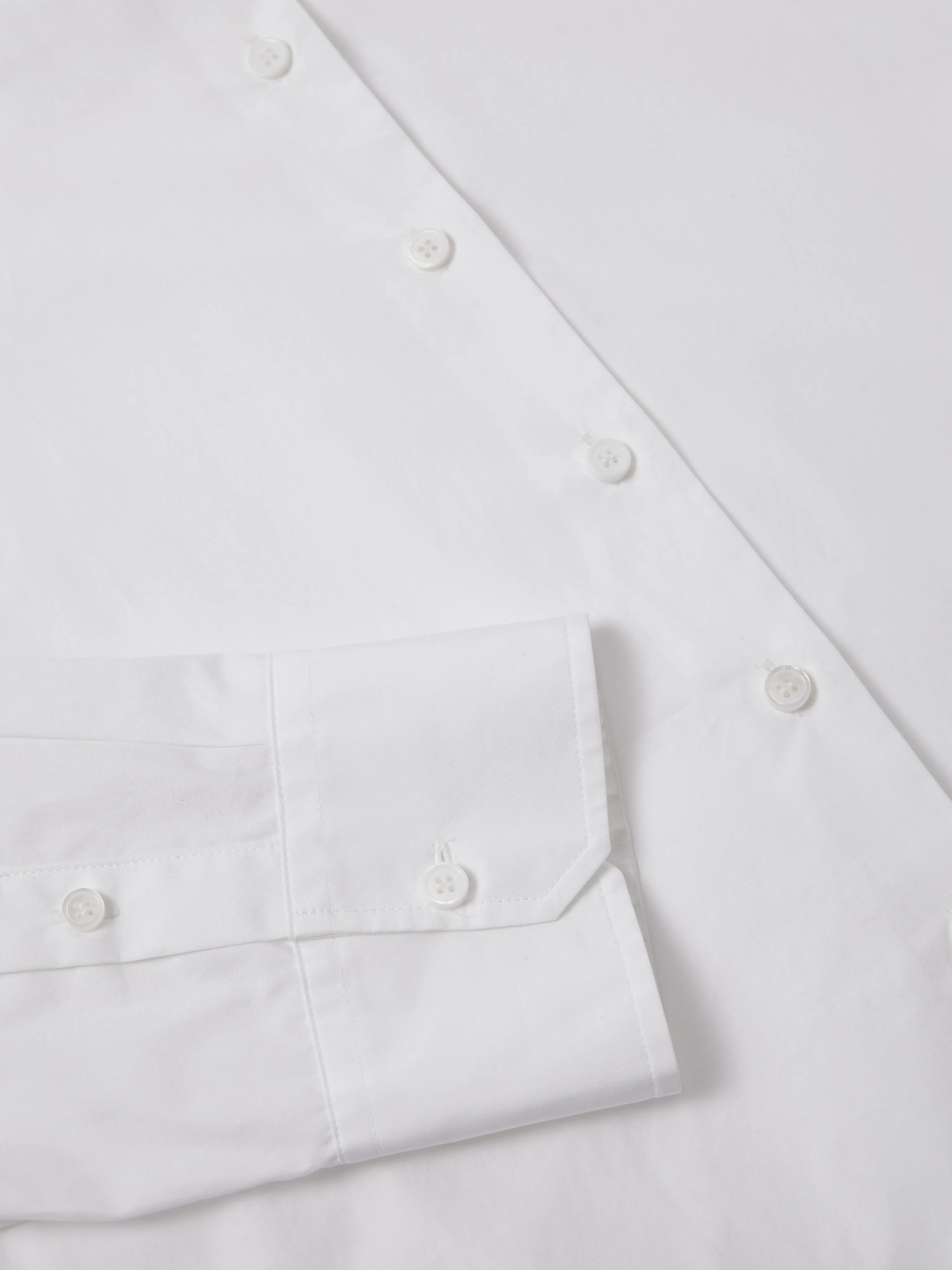 Cotton Poplin Shirt | White