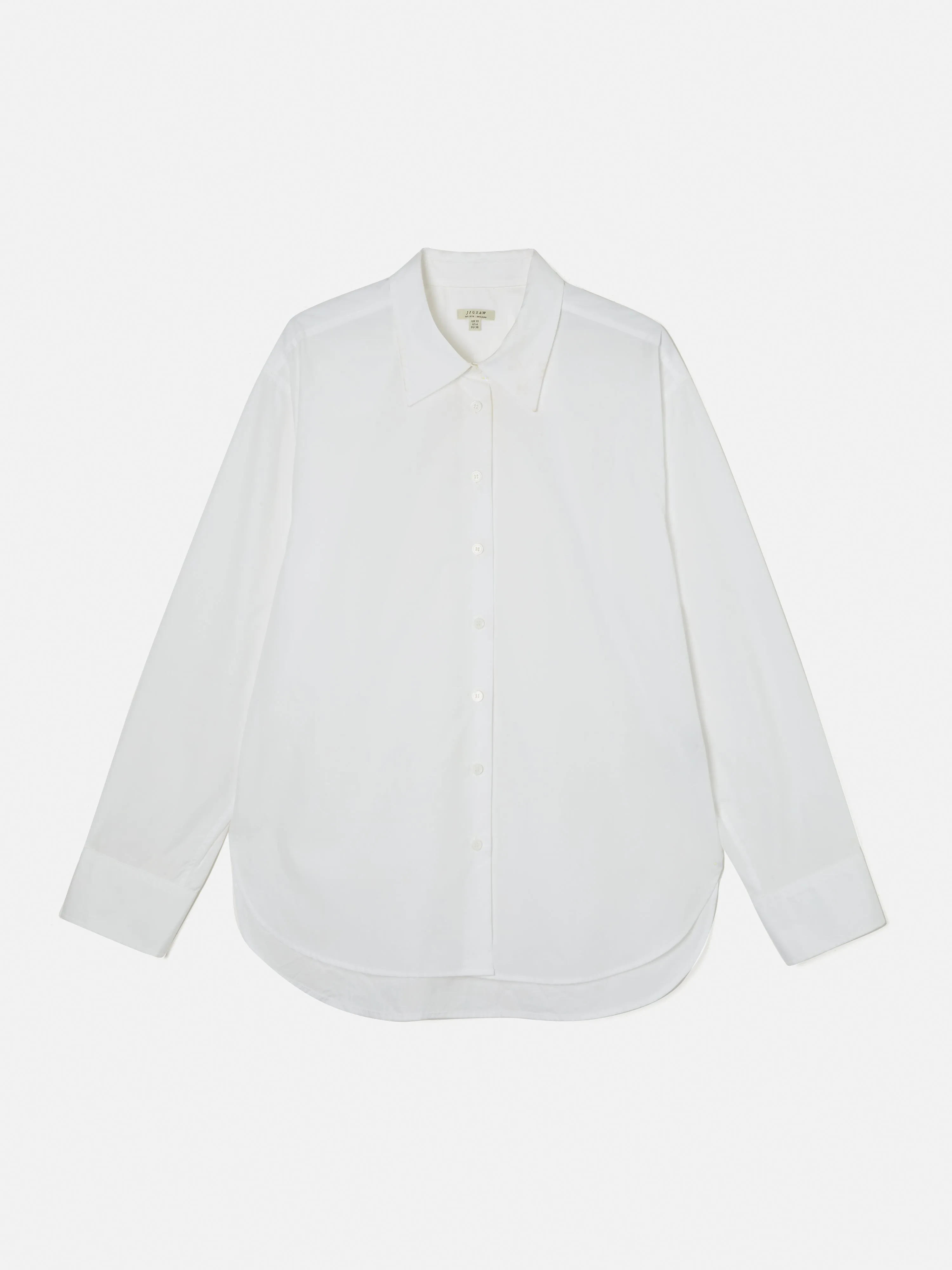 Cotton Poplin Shirt | White