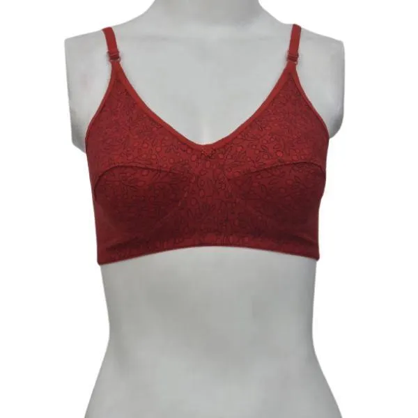 Cotton Printed Stretchable Bra For Women