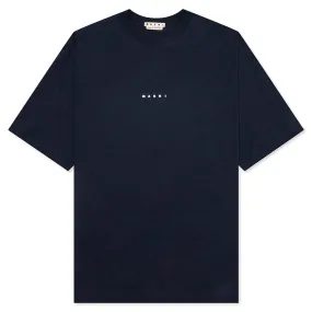 Crewneck S/S T-Shirt - Blue/Black