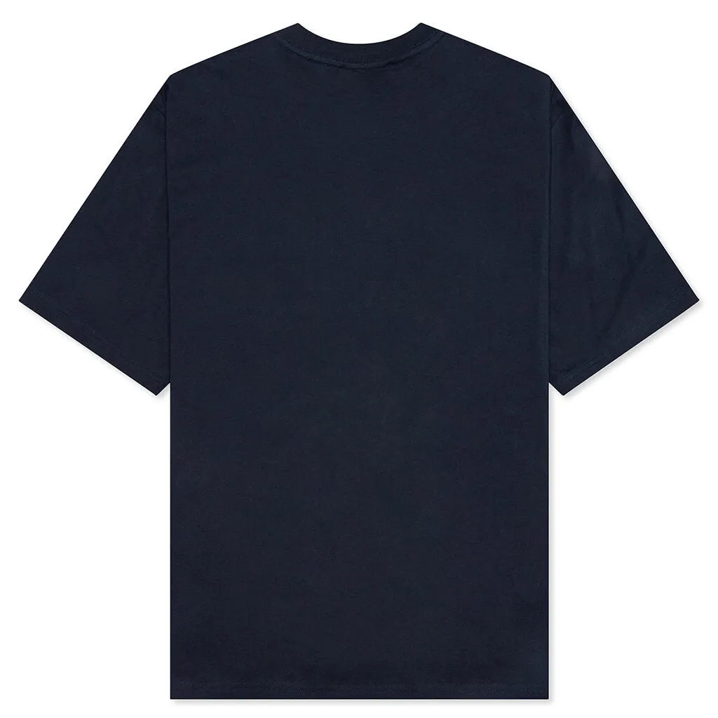 Crewneck S/S T-Shirt - Blue/Black