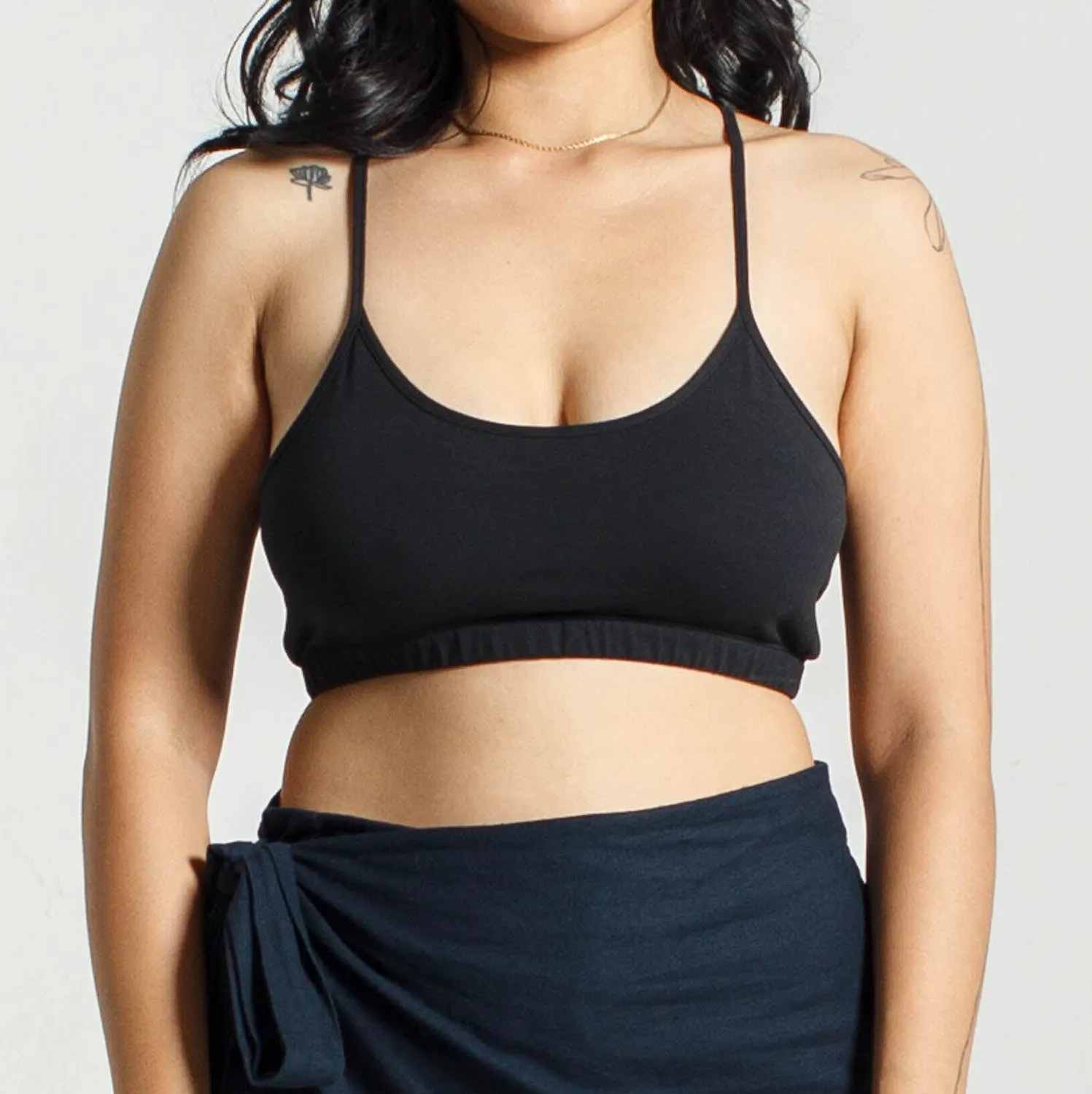 Cropped Cami | Black