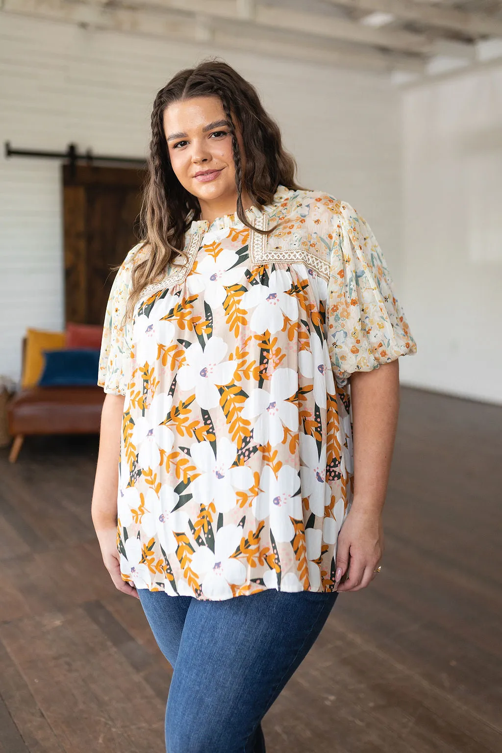 Daydreamer Mixed Floral Top