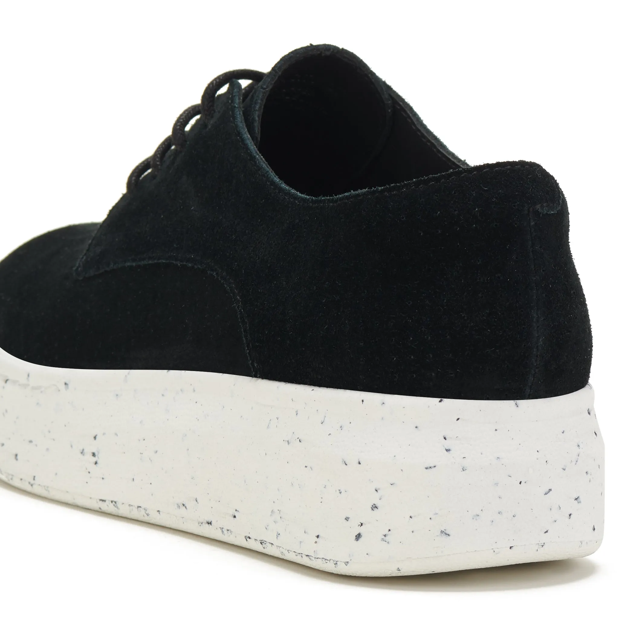 Derby City Pin Punch Black Suede