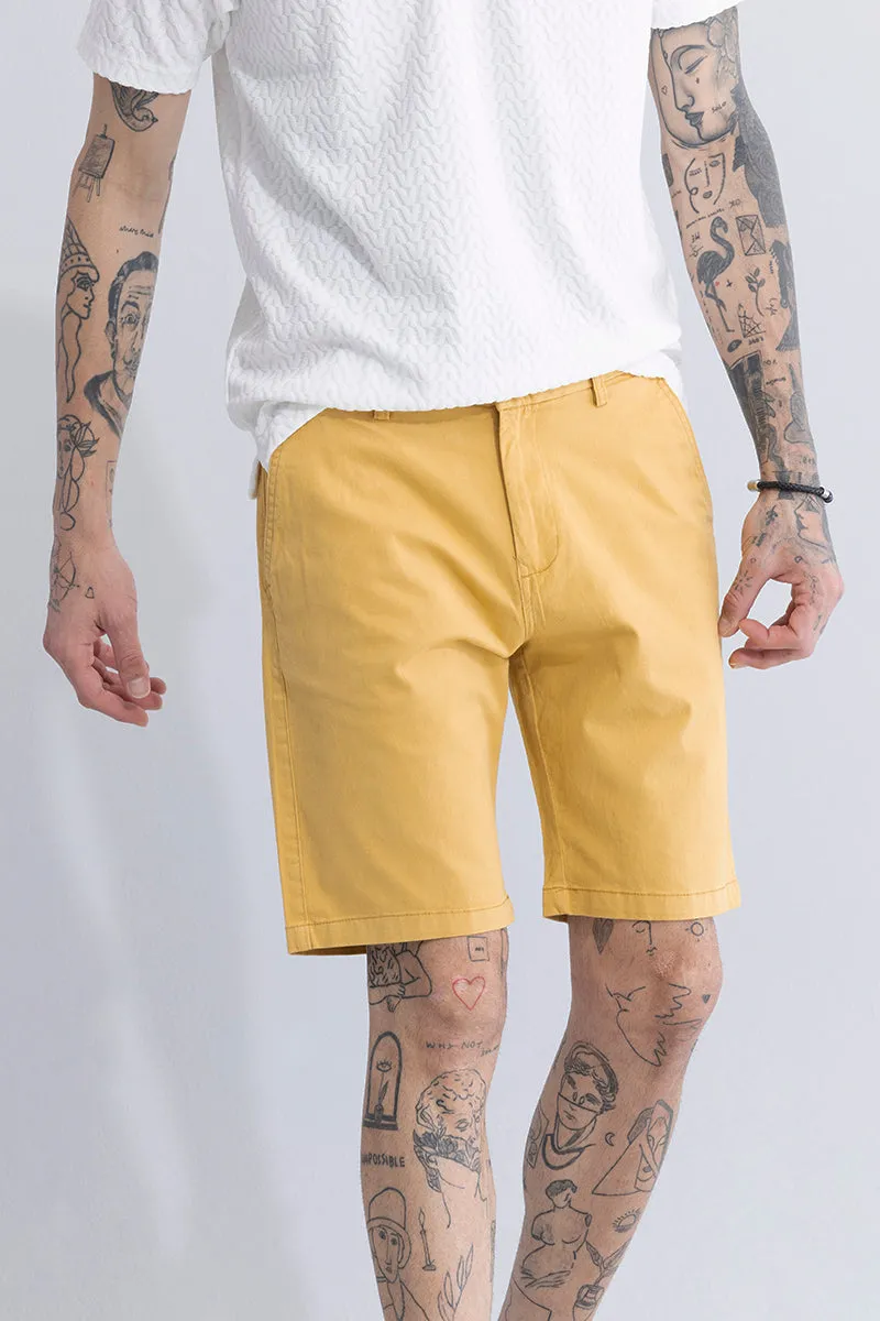 Elite Attire Yellow Shorts