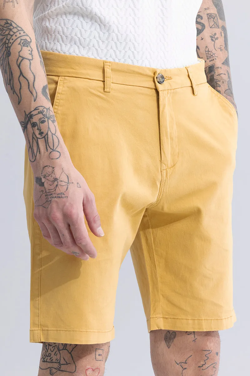 Elite Attire Yellow Shorts