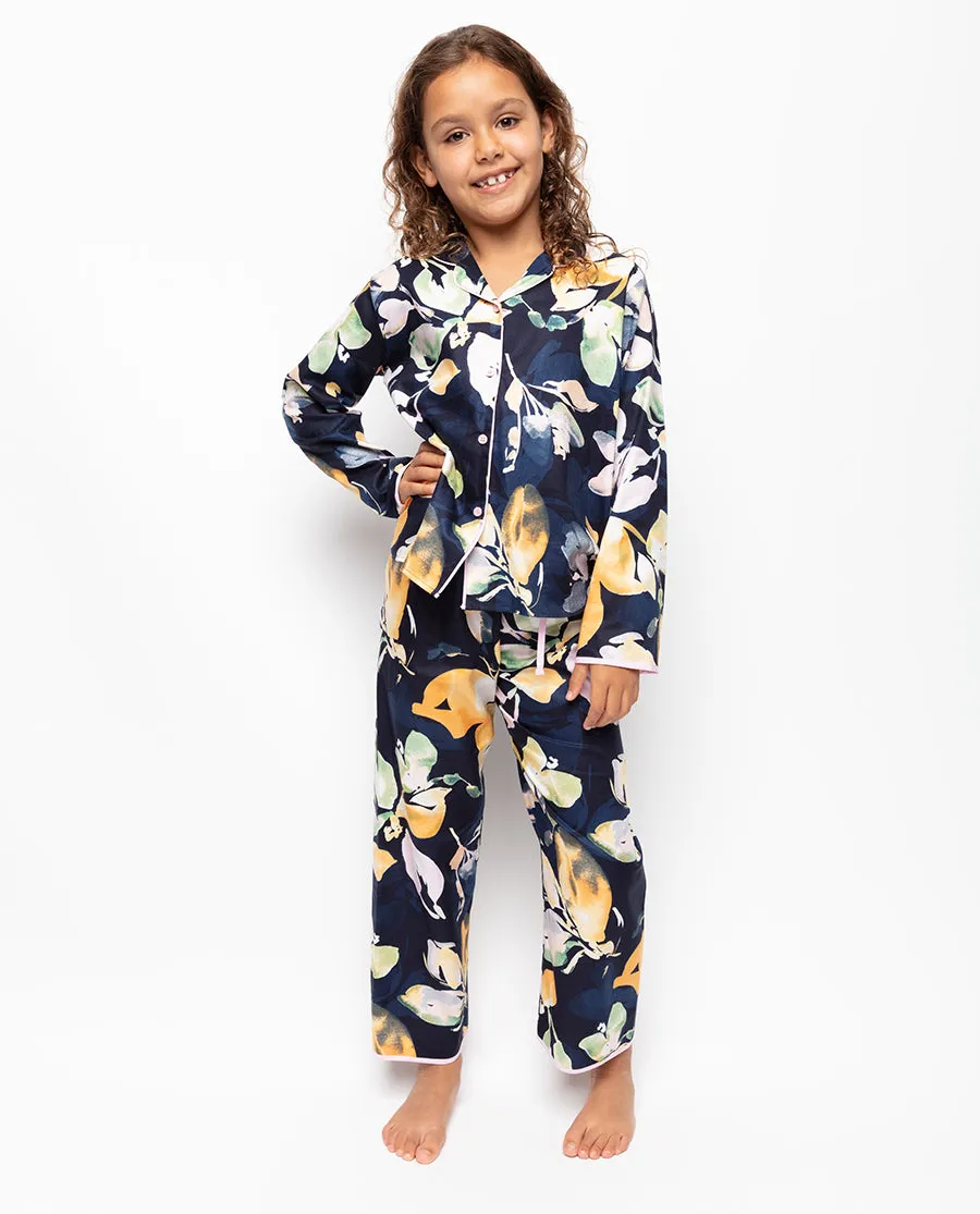 Estelle Girls Floral Print Pyjama Set