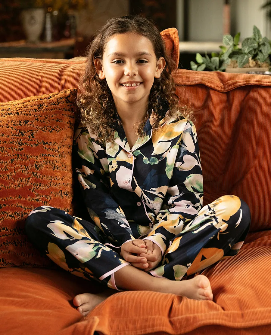 Estelle Girls Floral Print Pyjama Set