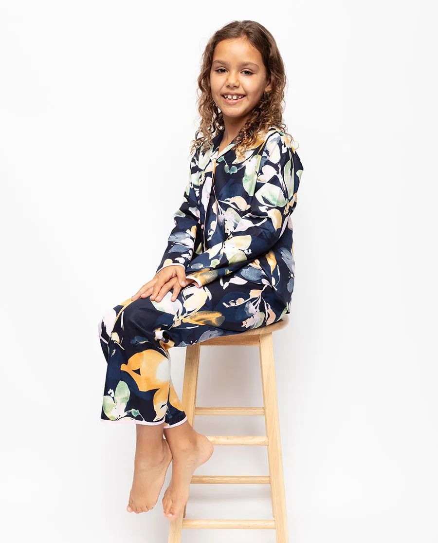 Estelle Girls Floral Print Pyjama Set