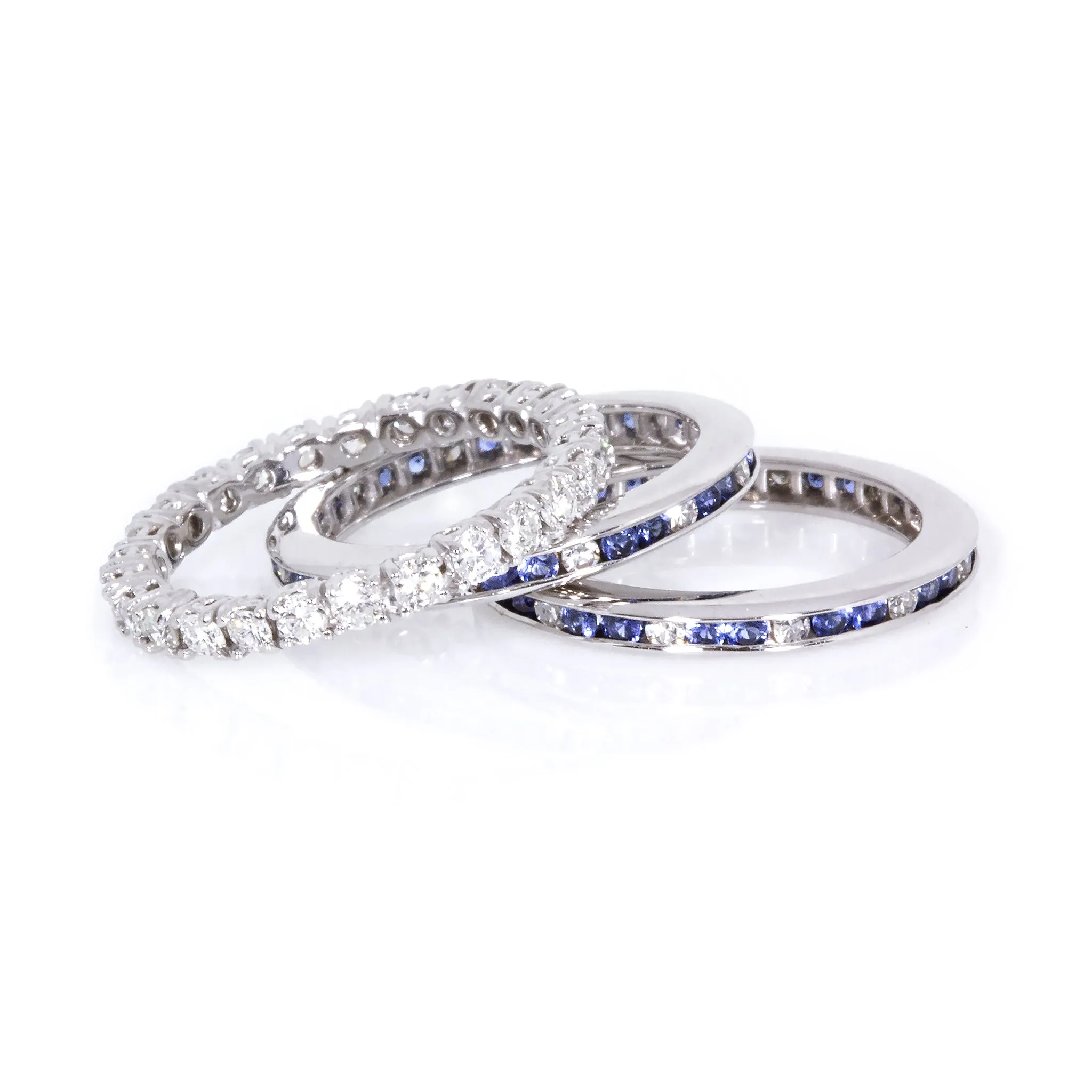 Eternity Bands - Diamonds and Other Gemstones