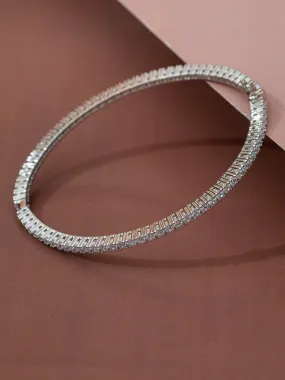 Eternity Diamond Look Bangle For Women 2.8