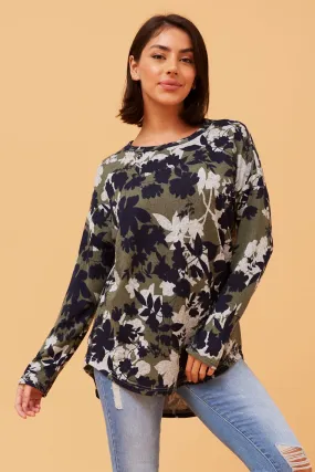 EVA BOTANICAL PRINT TOP