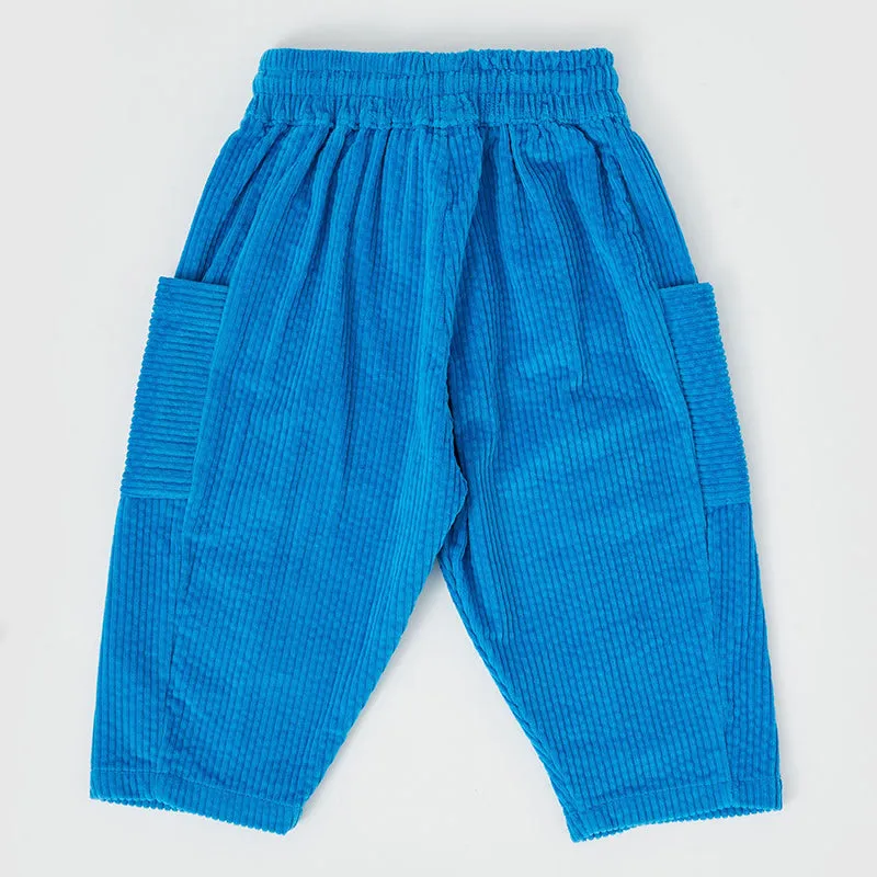 Goldie And Ace Kit Corduroy Pocket Pant - Lake