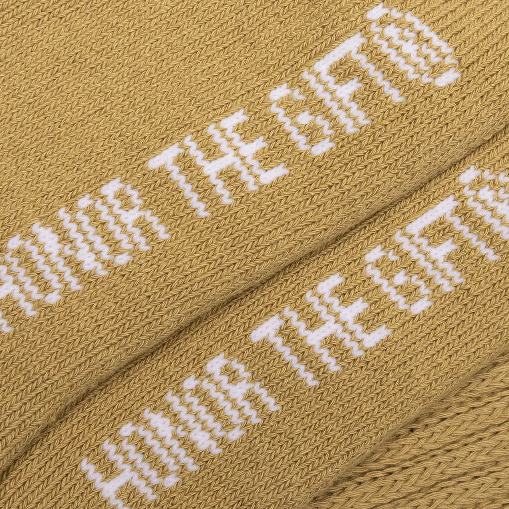 Honor The Gift HTG Loose Knit Socks - Mustard