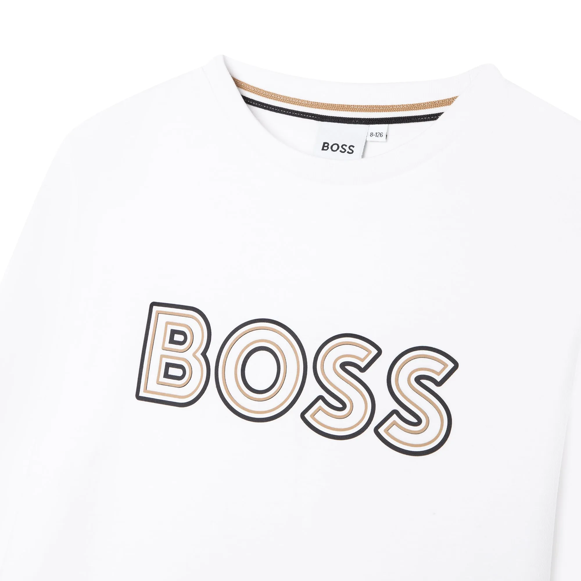 Hugo Boss Boys L/S Shirt w/Logo _White J25M17-10B