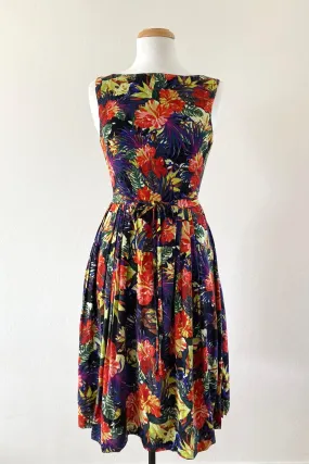 Ines Hibiscus Floral Dress