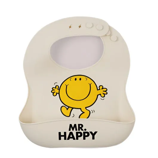 JuJuBe x Studio Oh! Mr Happy Silicone Bib