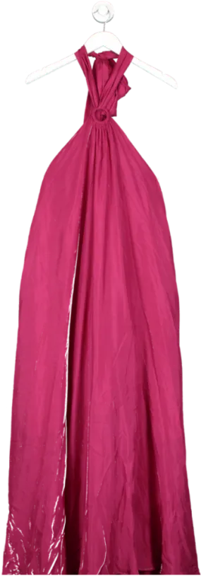 KALITA Pink Ring Detail Maxi Dress UK XXS