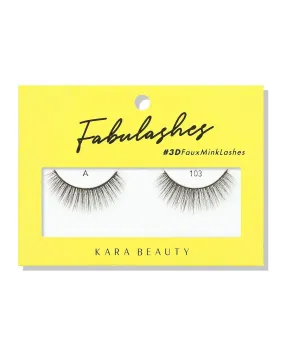 Kara Beauty 3D Faux Mink Eyelashes-A103