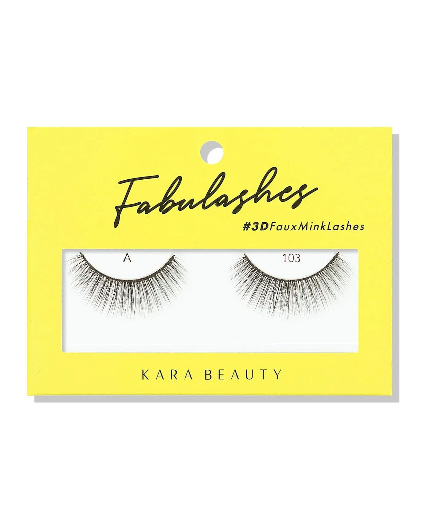 Kara Beauty 3D Faux Mink Eyelashes-A103