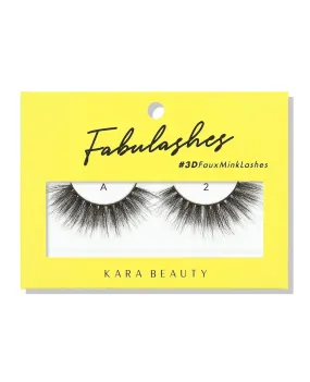 Kara Beauty 3D Faux Mink Eyelashes-A2