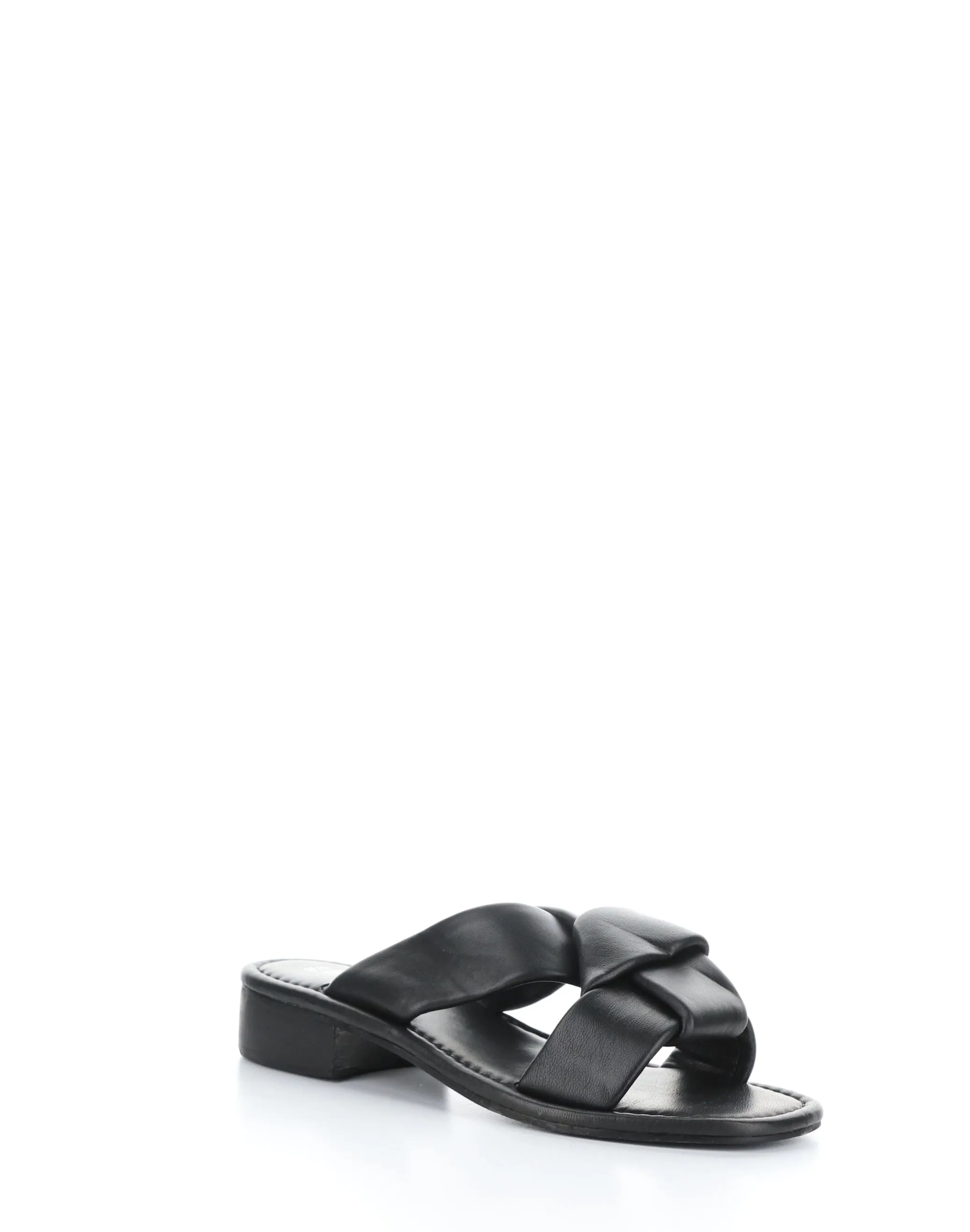 KNICK BLACK Round Toe Sandals