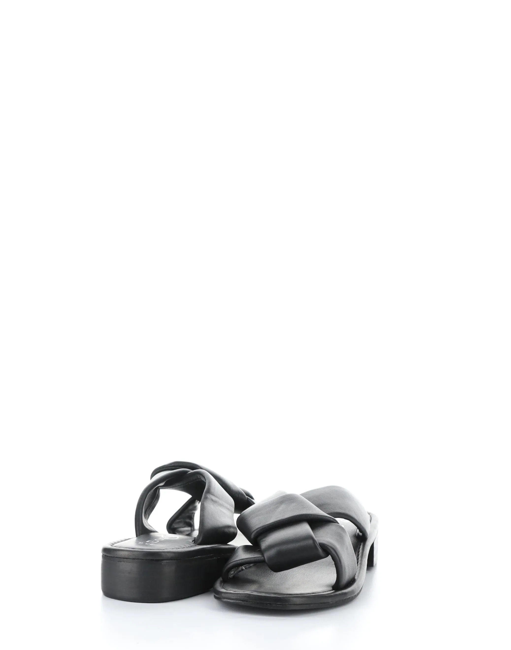 KNICK BLACK Round Toe Sandals