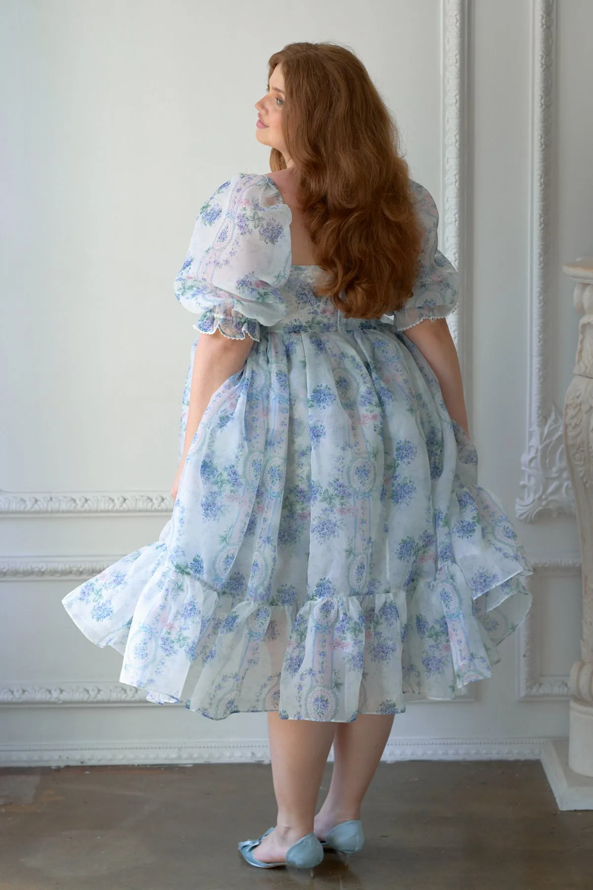 La Belle Etoile Organza French Puff Dress