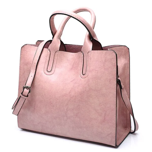 Large Luxury Leather Tote Bag, Shoulder Bag and Handbag